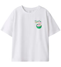 Name It T-shirt - NkfFannie - Bright White/Ramen