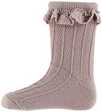 Wheat Strømper - Uld - Nora - Dry Rose