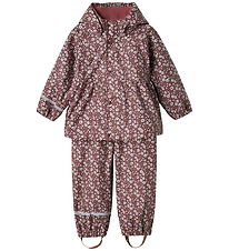 Name It Regntøj m. Fleece - NmfDry - Fig