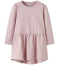Name it Kjole - NmfVima - Burnished Lilac/ Heart Embroidery