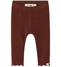 Lil Atelier Leggings - NbfGayo - Hot Chocolate