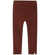 Lil Atelier Leggings - NmfGayo - Hot Chocolate