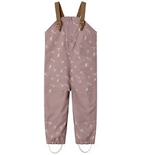Name It Softshellbukser m. Fleece/Seler - NmfAlfa08 - Woodrose/B