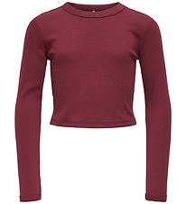 Kids Only Bluse - KogBina - Rib - Cabernet
