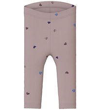 Name It Leggings - Rib - Noos - NbfNutti - Burnished Lilac