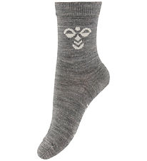 Hummel Strømper - Uld - hmlJr - Grey Melange