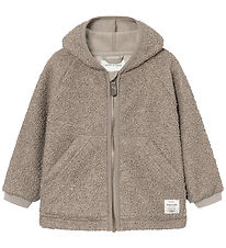 Mini A Ture Fleecejakke - MatLiff - Grey Brown