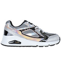 Skechers Sko - Platinum Flash - Sølv/Sort