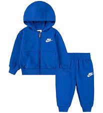 Nike Sweatsæt - Cardigan/Sweatpants - Game Royal