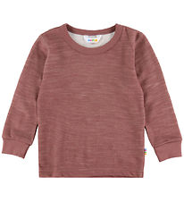 Joha Bluse - Uld/Bambus - Mørk Rose
