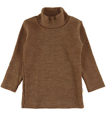 Joha Bluse - Uld - Varm Brun