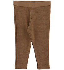 Joha Leggings - Uld - Varm Brun