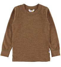 Joha Bluse - Uld - Varm Brun