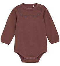 CeLaVi Body l/æ - Uld - Marron m. Print