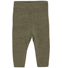 CeLaVi Leggings - Uld - Dusky Green