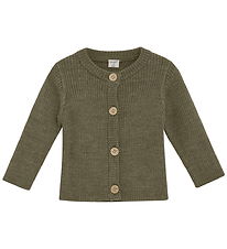 CeLaVi Cardigan - Uld - Dusky Green
