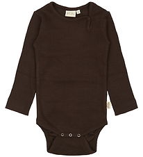 Petit Piao Body l/æ - Rib - Modal - Coffee Bean