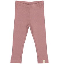 Petit Piao Leggings - Rib - Modal - Nostalgic Rose