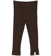 Petit Piao Leggings - Rib - Modal - Coffee Bean