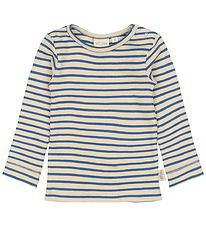 Petit Piao Bluse - Rib - Modal - True Navy/Off White