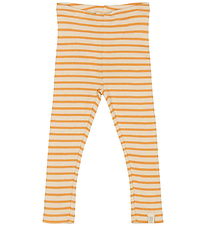 Petit Piao Leggings - Rib - Modal - Sunflower/Off White