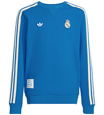 adidas Originals Sweatshirt - REAL ICON SWTY - BLUBIR/WHITE