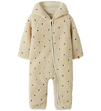 Lil Atelier Køredragt - Loose - NBnNalo - Turtledove/Hearts Emb