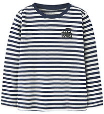 Name It Bluse - Slim - Noos - NmmVilly - Navy Blazer/Tractor