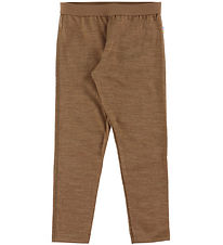 Joha Leggings - Uld - Varm Brun