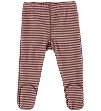 Joha Leggings m. Fødder - Uld - Rose