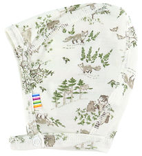 Joha Babyhjelm - Uld/Silke - Off White m. Træer