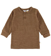 Joha Bluse - Uld - Varm Brun