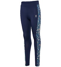 Hummel Leggings - HmlJR Mix - Dress Blues/Riverside