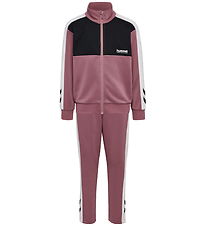 Hummel Træningssæt - HmlJR Colorblock - Wistful Mauve