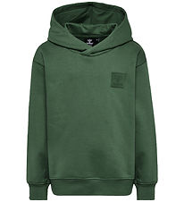 Hummel Hættetrøje - HmlClean - Mørkegrøn