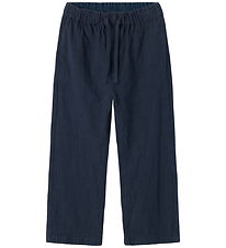 MarMar Bukser - Plano - Dark Blue Stripe