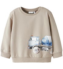 Name It Sweatshirt - NmmNarina - Island Fossil