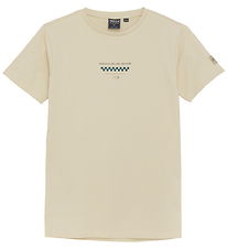 Indian Blue Jeans T-shirt - Sandshell m. Print