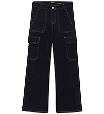 Indian Blue Jeans Jeans - Wide Fit - Dark Blue Denim