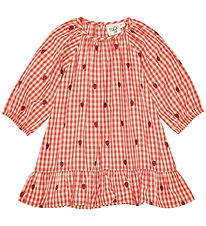 Flöss Kjole - Molly - Berry Gingham m. Tern