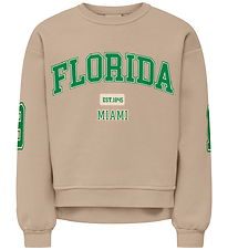 Kids Only Sweatshirt - KogVictory - Humus/Florida/Medium Green