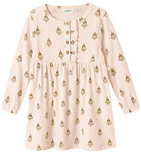 Lil' Atelier Kjole - Rib - NmfLavo - Pastel Parchment