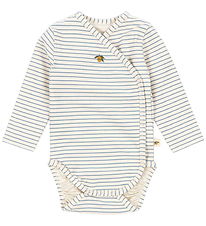 Konges Sløjd Slå-om Body l/æ - Basic - Stripe Blue