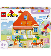 LEGO® DUPLO - Bluey's Families Hus Med Huskespil 10459 - 83 Dele