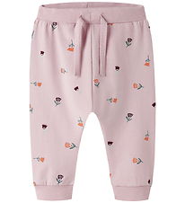 Name It Bukser - NbfVandora - Burnished Lilac/Flowers