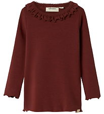 Lil Atelier Bluse - NmfGayo - Hot Chocolate