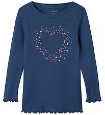 Name It Bluse - NmfNimma - Blue Indigo