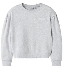 Name It Sweatshirt - NkfVima - Light Grey Melange/Squad Light