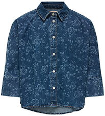 Kids Only Denimjakke - KogGrace - Medium Blue Denim/Rose