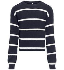 Kids Only Bluse - Strik - Noos - KogFranca - Night Sky/Small Str